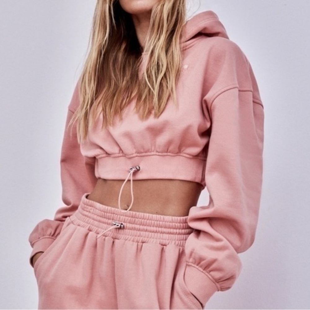 For Love & Lemons Josie Sweatshirt Pink Size S